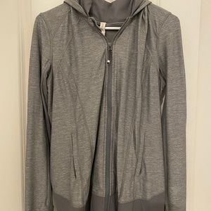 Grey lululemon zip